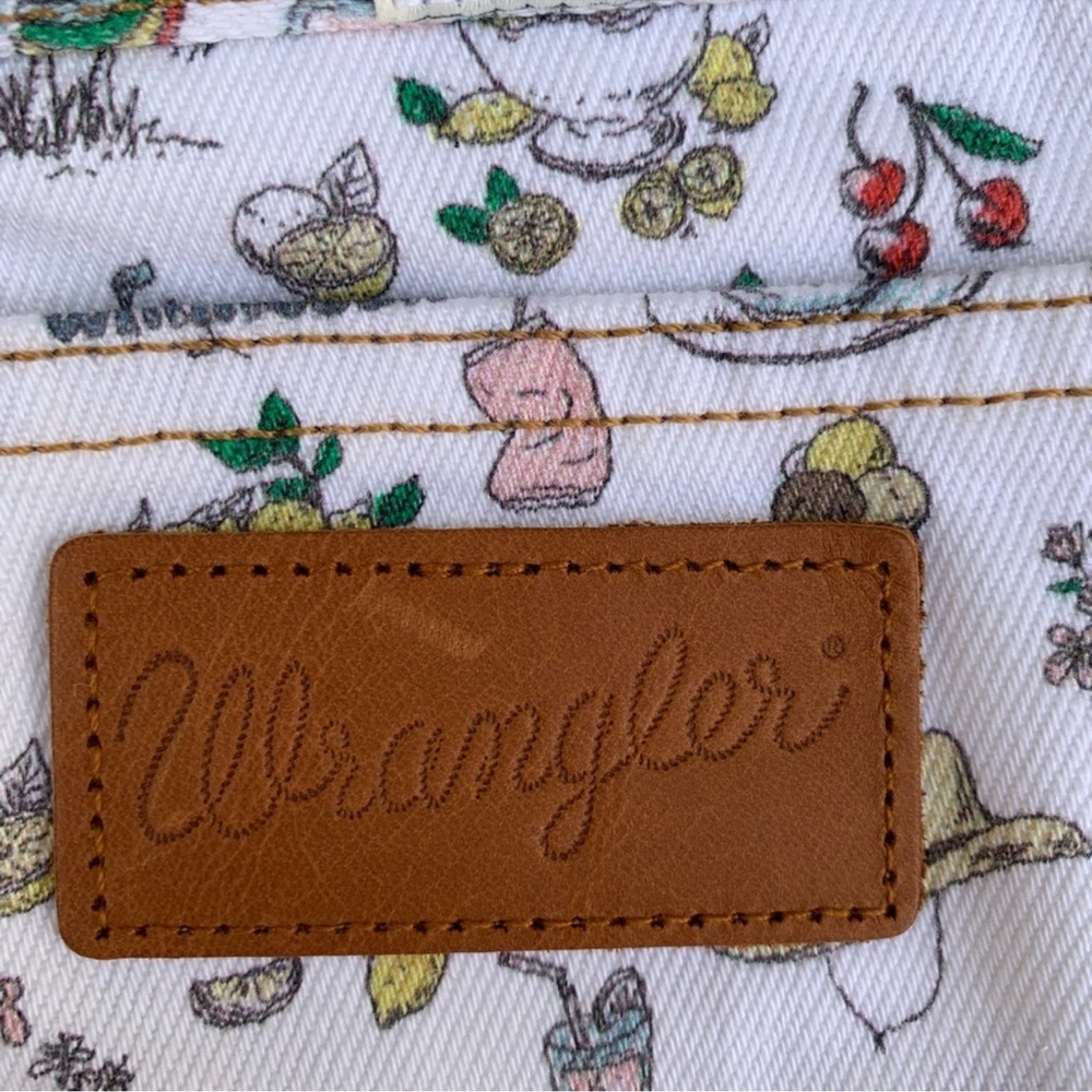 Wrangler Women's Flare Jeans with Fun Patterns - White and Multicolor - Picture 12 of 16